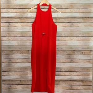 CAD Red Halter Dress